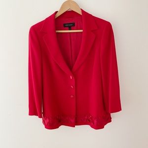 Escada Red Blazer